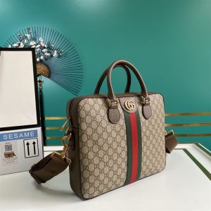 Gucci Canvas Ophidia GG Briefcase - GTB003