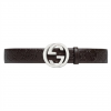 Gucci Guccissima Leather Interlocking GG Buckle Belt - BPR008