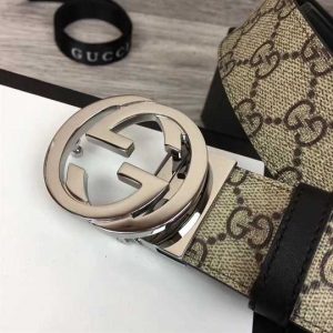 Gucci GG Supreme Belt With G Buckle - BPR007