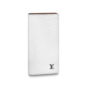 Louis Vuitton Brazza Wallet White EPI Leather - WPR008