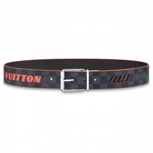 Louis Vuitton Damier Cobalt Race Print 40MM Reversible Belt - LBP002