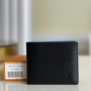 Louis Vuitton Multiple Wallet Black EPI Leather - WPR003