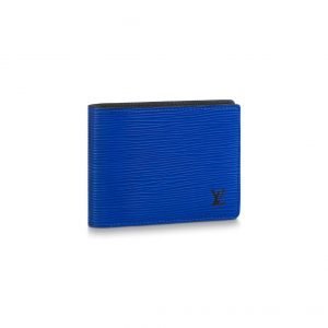Louis Vuitton Multiple Wallet Blue EPI Leather - WPR004