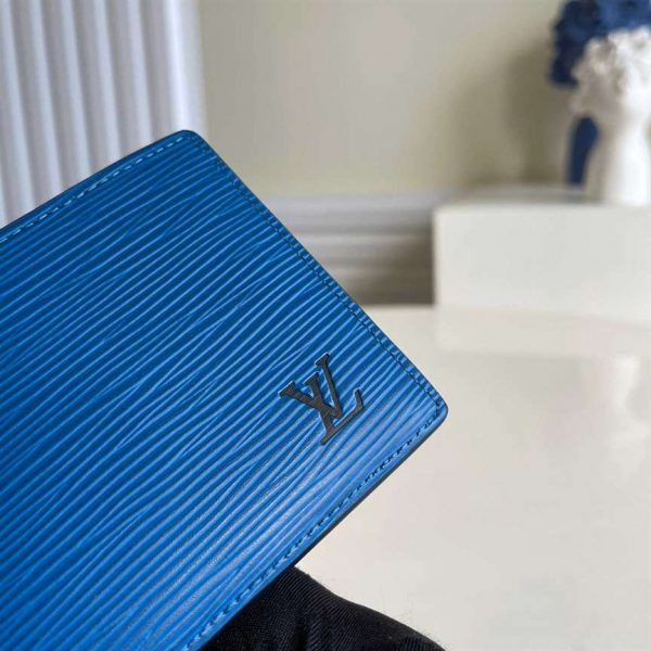 Louis Vuitton Multiple Wallet Blue EPI Leather - WPR004