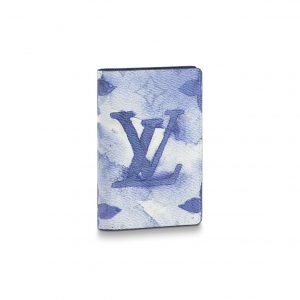 Louis Vuitton Pocket Organizer Monogram Watercolor Blue Coated Canvas - WPR001
