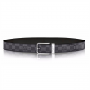 Louis Vuitton Pont Neuf Belt Damier Graphite 35MM Black Grey- LBP004