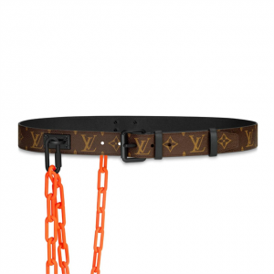 Louis Vuitton Signature Belt Monogram Chains 35MM Canvas - LBP009
