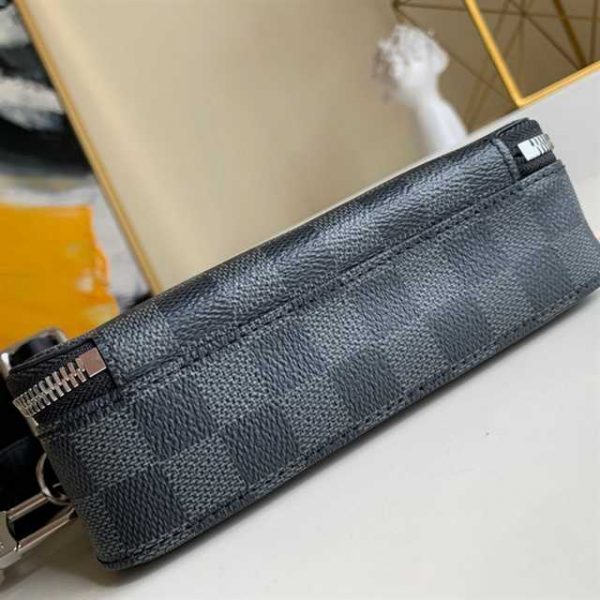 Louis Vuitton Alpha Wearable Wallet Damier Graphite Canvas LMB045