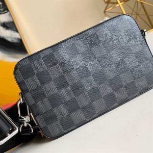 Louis Vuitton Alpha Wearable Wallet Damier Graphite Canvas LMB045