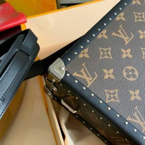 Louis Vuitton Clutch Box Monogram Eclipse Canvas LMB036