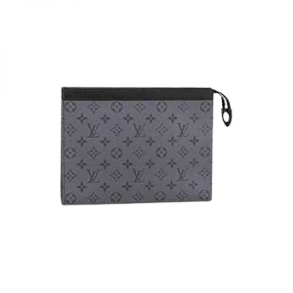 Louis Vuitton Pochette Voyage Mm Monogram Eclipse Canvas LP56