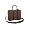 Louis Vuitton Porte-Documents Voyage Monogram Macassar Canvas LDB061