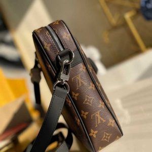 Louis Vuitton Porte-Documents Voyage Monogram Macassar Canvas LDB061