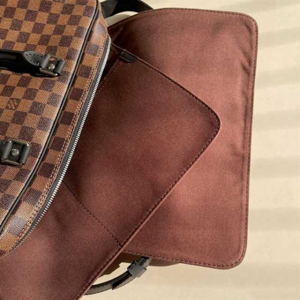 Louis Vuitton Porte-Documents Voyage Pm Monogram Macassar Canvas LDB062