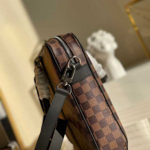 Louis Vuitton Porte-Documents Voyage Pm Monogram Macassar Canvas LDB062