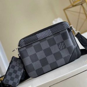 Louis Vuitton Trio Messenger Damier Graphite Canvas LMB027