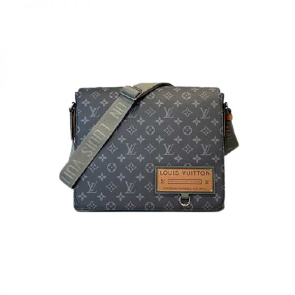 District Mm Messenger Bag Damier Ebene LMB018