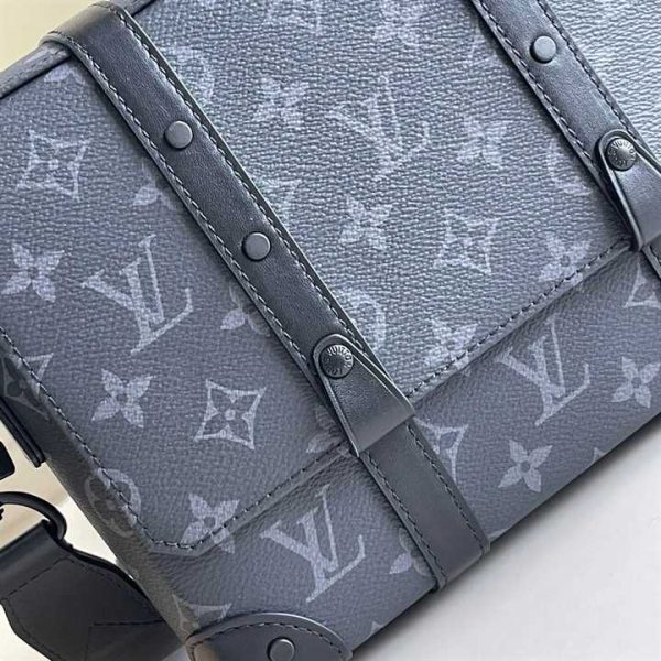 Louis Vuitton Trunk Messenger Monogram Eclipse Coated Canvas LMB014