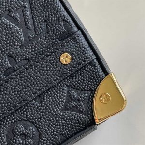 Louis Vuitton NBA Handle Trunk Monogram Coated Canvas Textile Lining In Black - LMB007