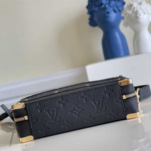 Louis Vuitton NBA Handle Trunk Monogram Coated Canvas Textile Lining In Black - LMB007