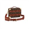 Louis Vuitton NBA Handle Trunk Monogram Coated Canvas Textile Lining In Brown - LMB009