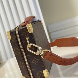 Louis Vuitton NBA Handle Trunk Monogram Coated Canvas Textile Lining In Brown - LMB009