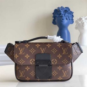 M45807 Louis Vuitton Monogram S Lock Sling Bag LMB068