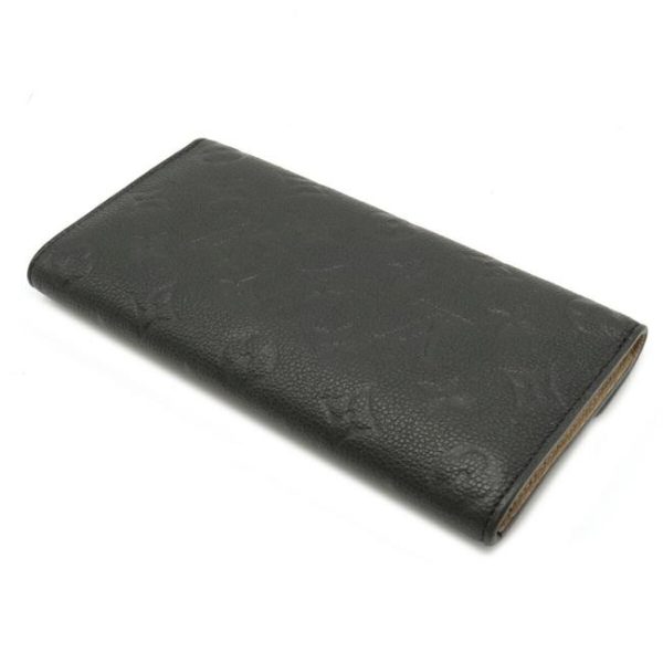 "Louis Vuitton Noir Josephine Monogram Wallet - WPR074"