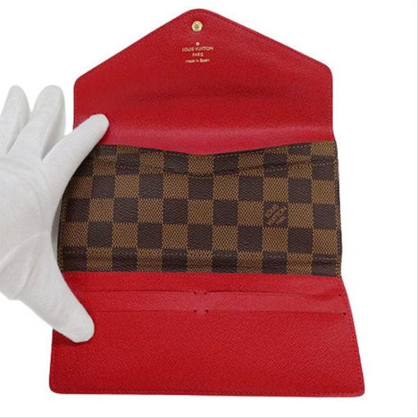 "Louis Vuitton Rouge Josephine Wallet - WPR075"