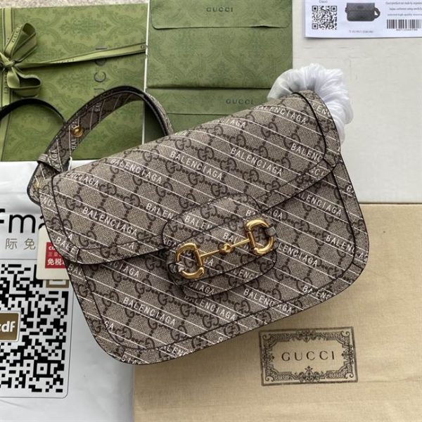 The Hacker Project small Gucci Horsebit 1955 bag - GHB151