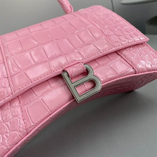 Women'S Hourglass Small Handbag In Light Pink - BHB11