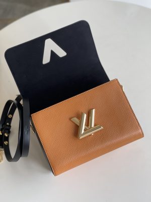 Louis Vuitton Twist MM Epi Leathers In Gold Cipango - LHB484