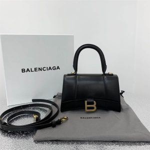 Women'S Hourglass Small Handbag In Black - BHB13
