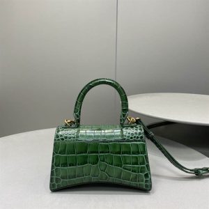 Women'S Hourglass Small Handbag In Forest Green - BHB12