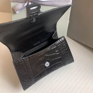 Women'S Hourglass Small Handbag In Black - BHL01