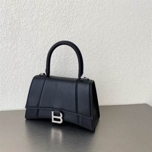 Women'S Hourglass Small Handbag In Black - BHB09