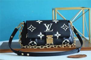 "Louis Vuitton Bicolor Monogram Empreinte Leather - LHB456"