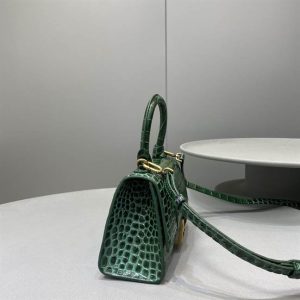 Women'S Hourglass Small Handbag In Forest Green - BHB12