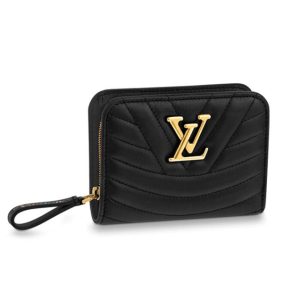 Louis Vuitton New Wave Zipped Compact Wallet Black - WPR106