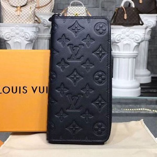 Louis Vuitton Shadow Calfskin Zippy Wallet - WPR113