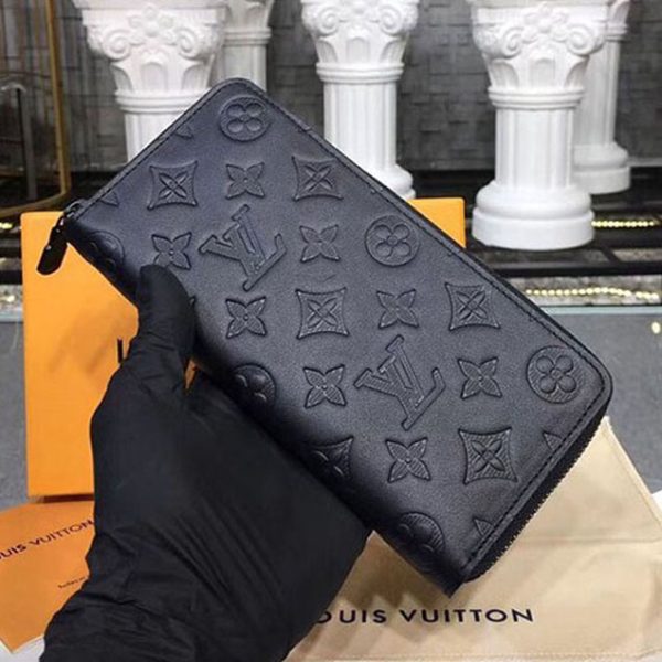 Louis Vuitton Shadow Calfskin Zippy Wallet - WPR113