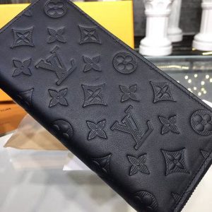 Louis Vuitton Shadow Calfskin Zippy Wallet - WPR113