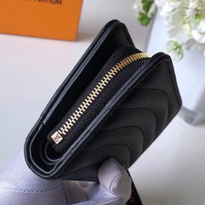 Louis Vuitton New Wave Zipped Compact Wallet Black - WPR106