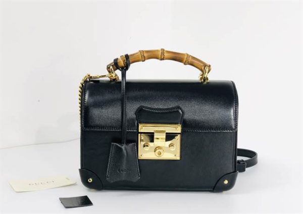 Padlock small bamboo shoulder bag - GHB186