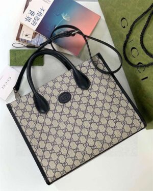 Medium tote bag with Interlocking G - GTB172