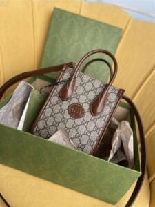 Mini tote bag with Interlocking G - GTB174