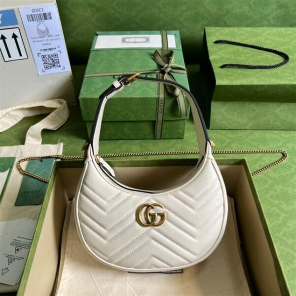 GG Marmont half-moon-shaped mini bag - GHB240