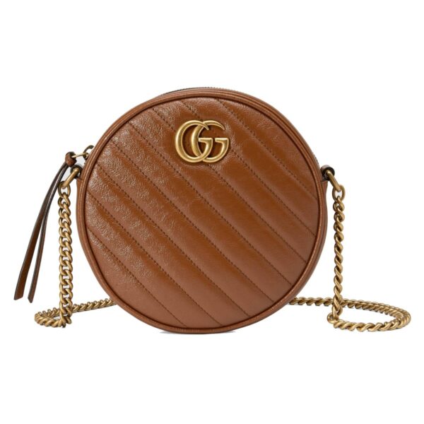 Gucci GG Marmont mini round shoulder bag - GHB236