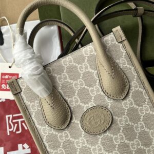 Mini tote bag with Interlocking G - GTB205