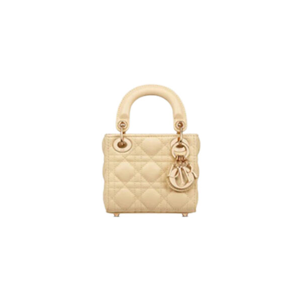 micro-lady-dior-bag-pale-yellow-cannage-lambskin-dhb122 - 1